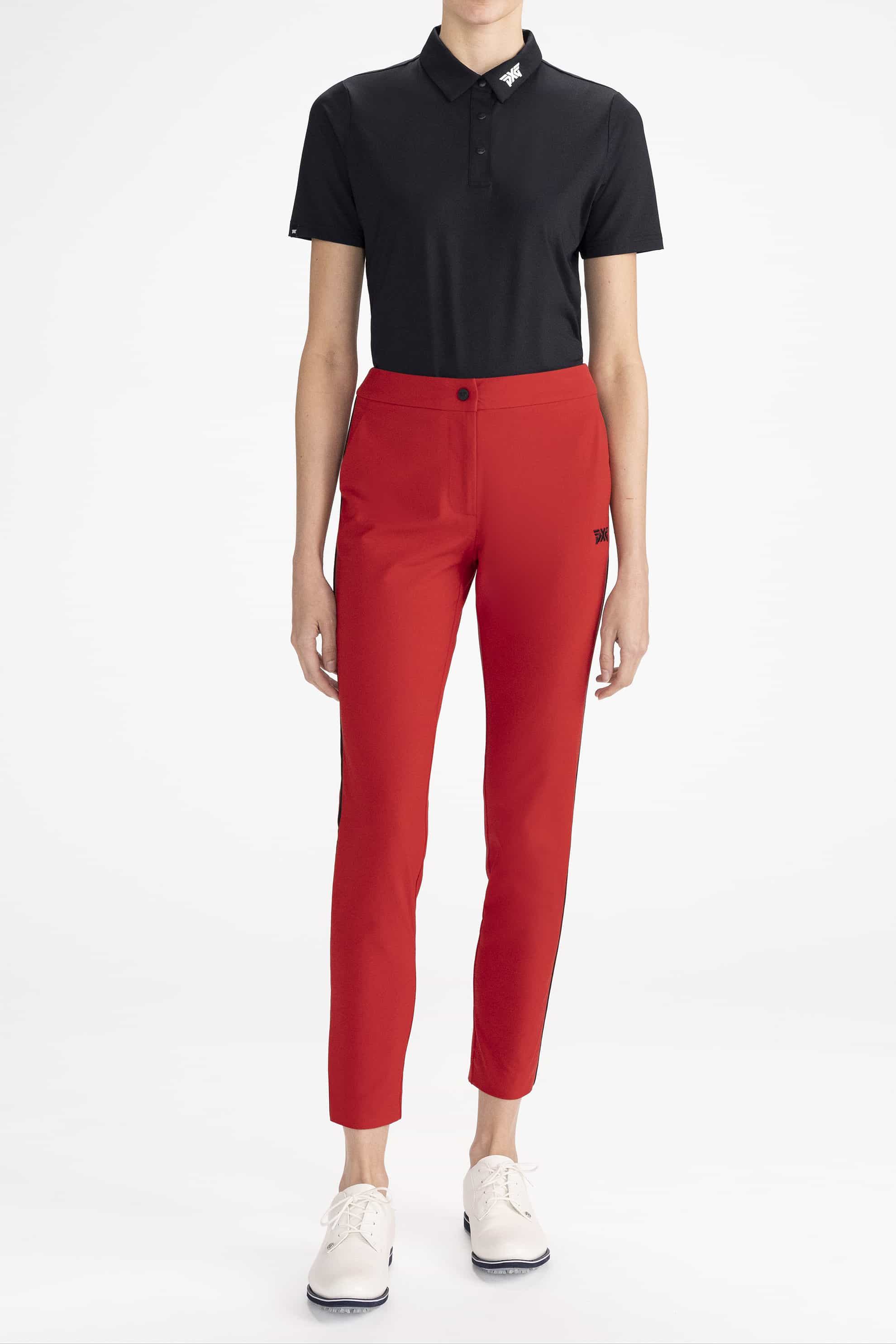 Contrast Piped Pants